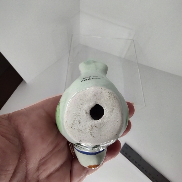 Tonala Bird Quail Mexican Folk Art Pottery Figurine Hand Painted - Picture 4 of 10